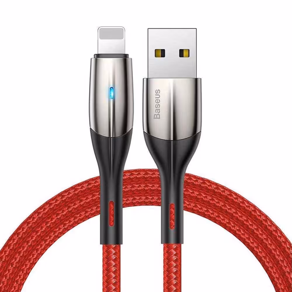 کابل شارژ لایتنینگ باسئوس مدل Baseus Horizontal Cable CALSP-C09