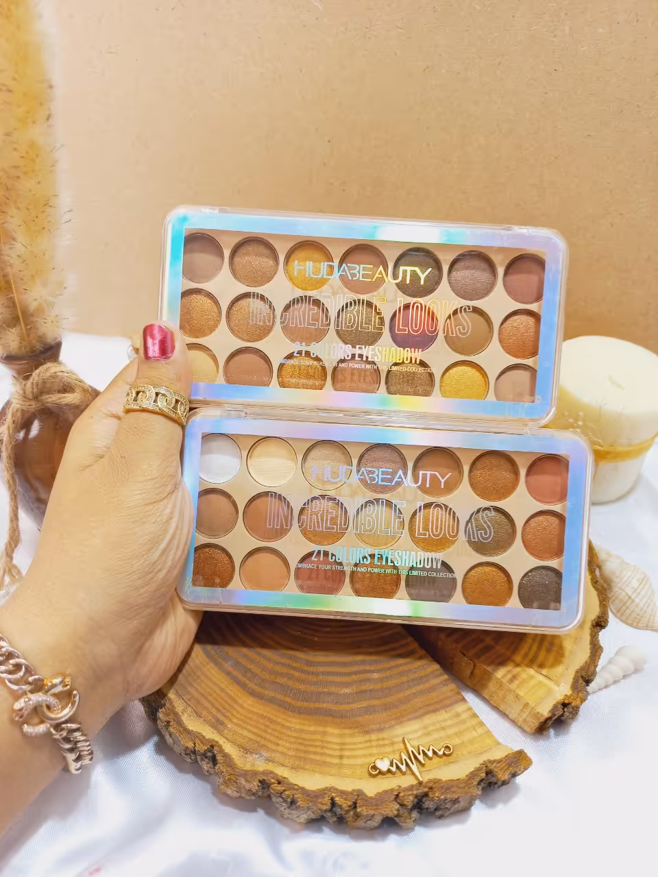 پالت سایه چشم پرطرفدار 21 رنگ هدی بیوتی HudaBeauty