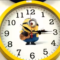 ساعت دیواری دیزنی کد23628طرح مینیون