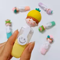 هایلایتر فانتزی میوه ای آناناسی وارداتی رنگ پاستلی