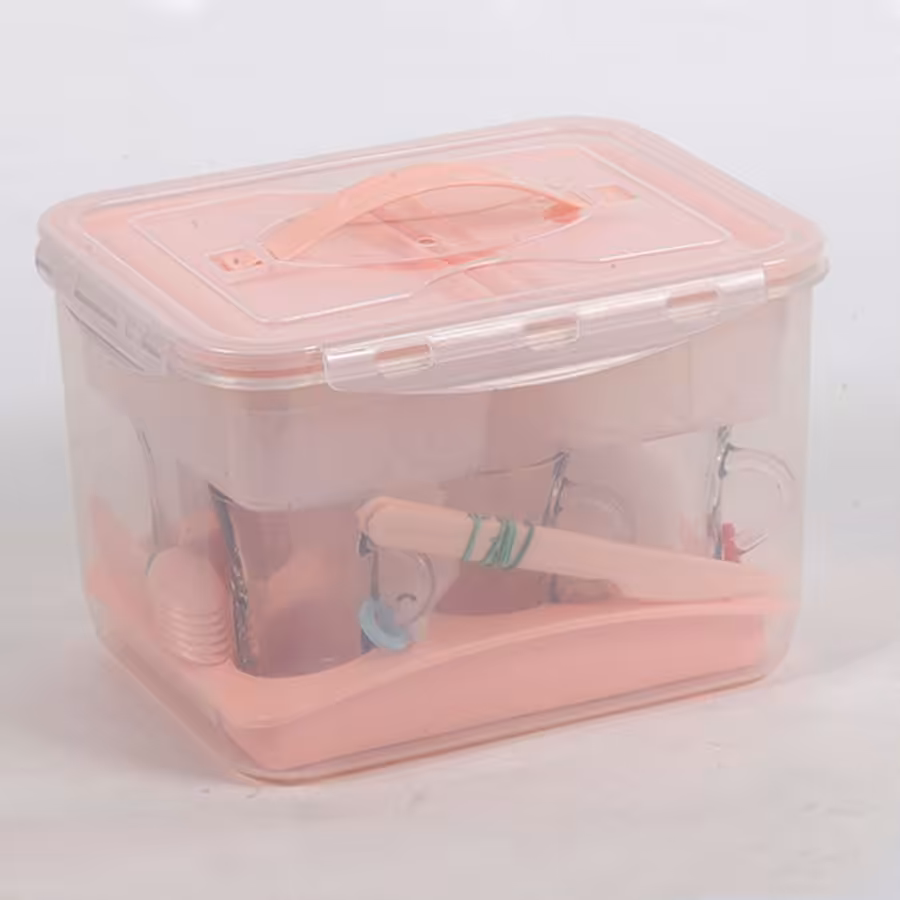 سبد پیک نیک تاپکو مدل الگانس 20 پارچه (6نفره) صورتی