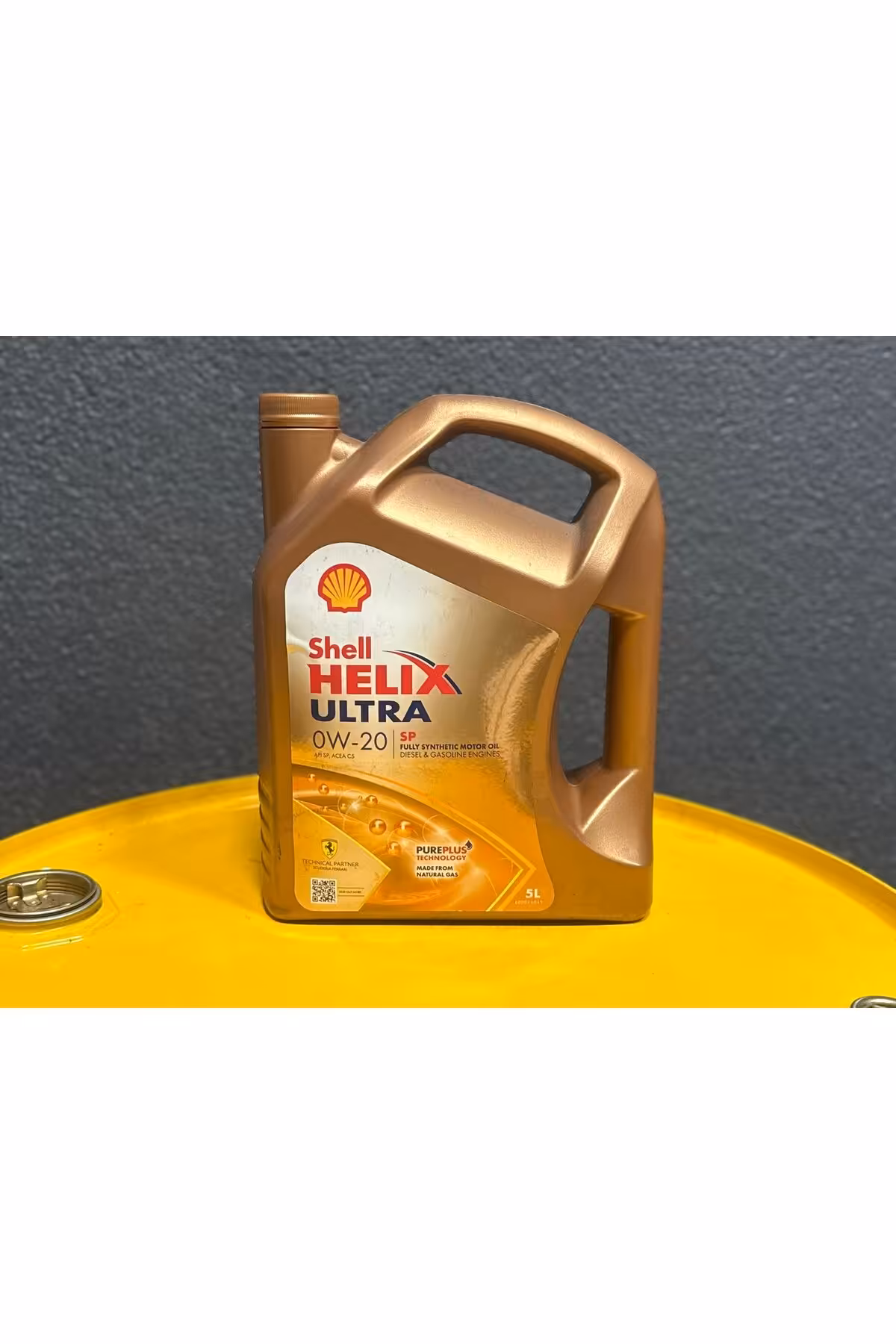 روغن و مکمل موتور 0W 20 HELIX ULTRA SP 5 لیتری فراری تأیید شده Shell