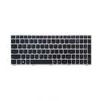 کیبرد لپ تاپ لنوو IdeaPad G50-70 مشکی-با بک لایت-با فریم نقره ای