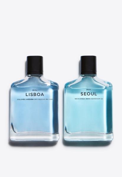 ست عطر  یونیسکس لیسبوا   سئول برند زارا ( SEOUL 100 ML   LISBOA 100 ML )