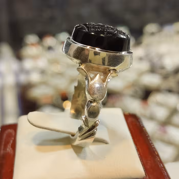 انگشتر دستساز خط سید عباس ضابطی