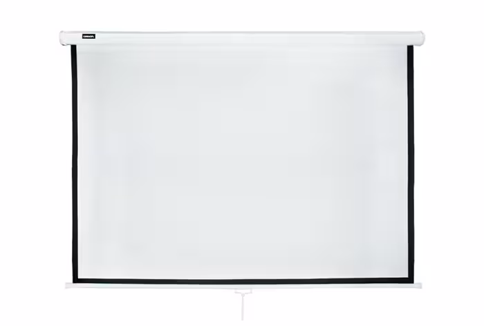 پرده نمایش دستی پروژکتور سلکسون سایز 180x180 مدل CS180M