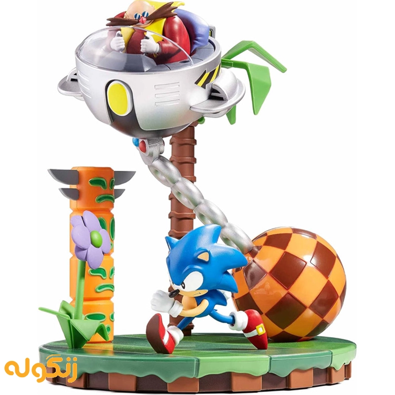 فیگور Sonic و Dr Eggman - نسخه محدود 30 سالگی بازی Sonic the Hedgehog - زنگوله