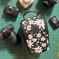 کیف دوربین ترنگ طرح گل