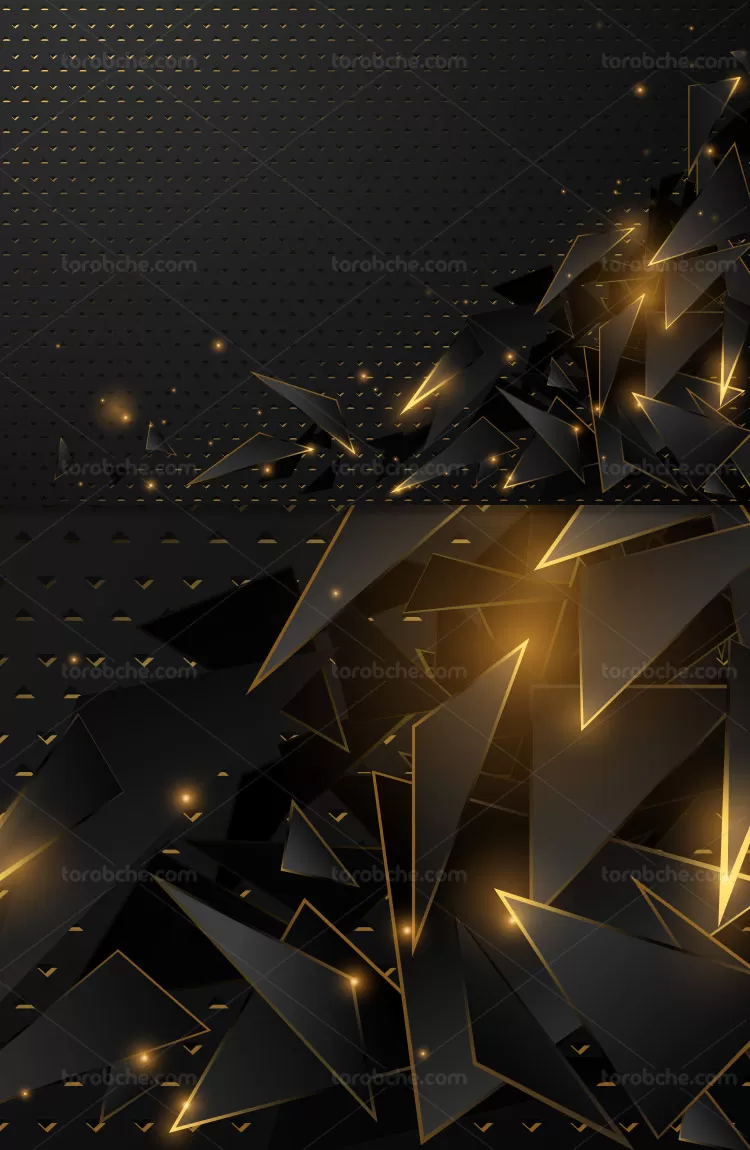 وکتور پس زمینه مثلث مشکی | گرافیک با طعم تربچه
