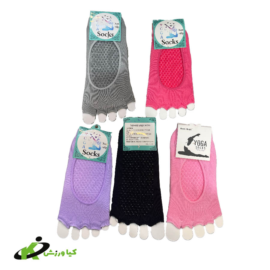 جوراب پیلاتس یوگا 10عددی