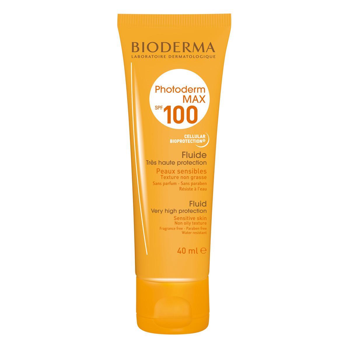 ضد آفتاب فلوِئید بی رنگ فتودرم مکس SPF100 بایودرما