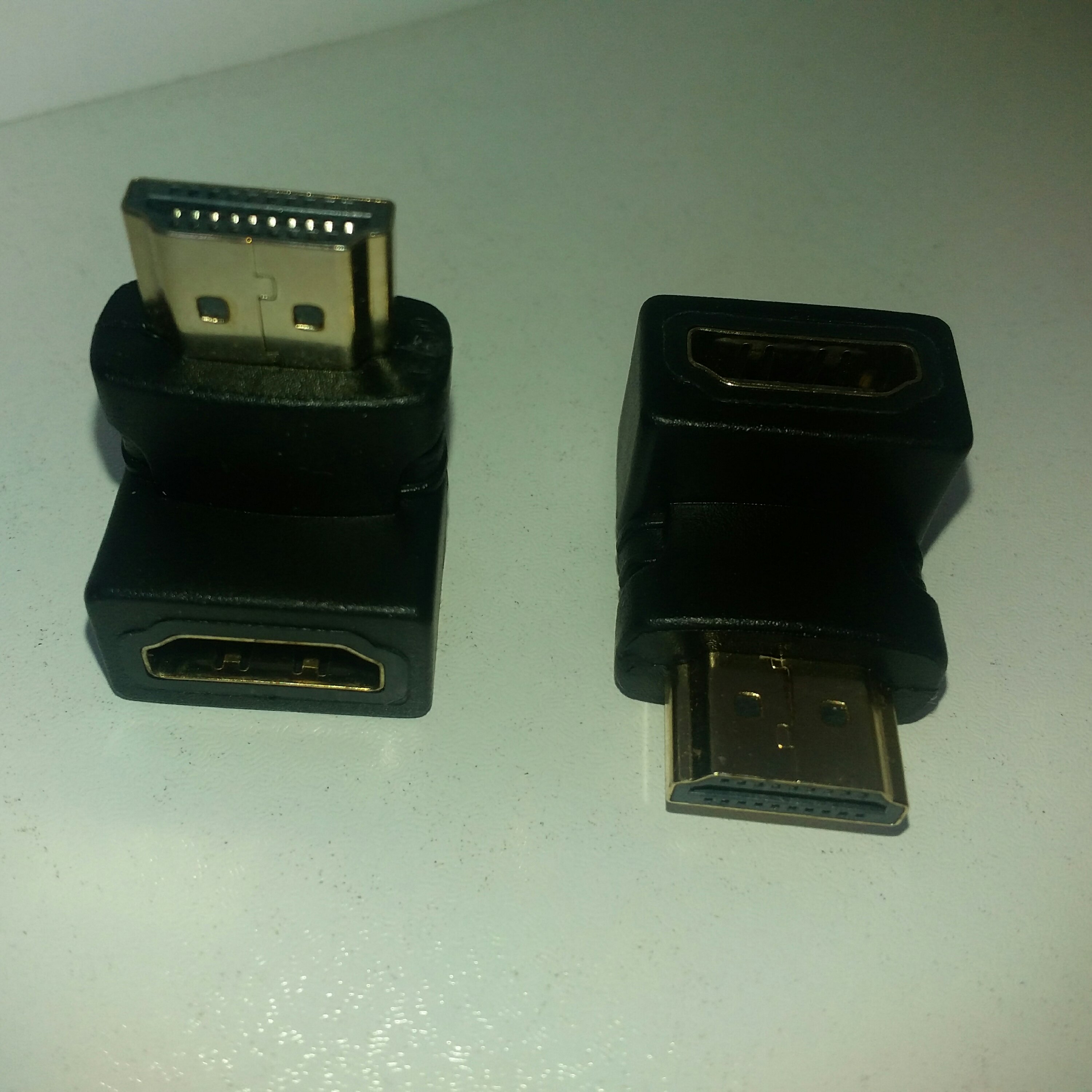 تبدیل hdmi m to hdmi f یک سر نری یک سر مادگی نود درجه