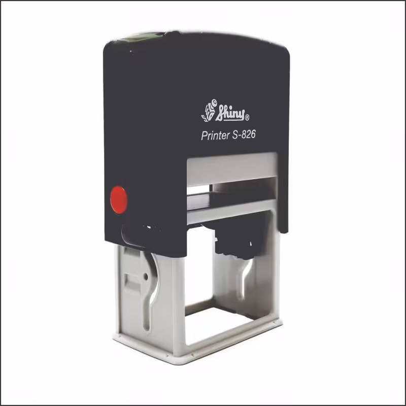 مهر اتوماتیک شاینی اس826 ابعاد پرینت 24در41 میلیمتر