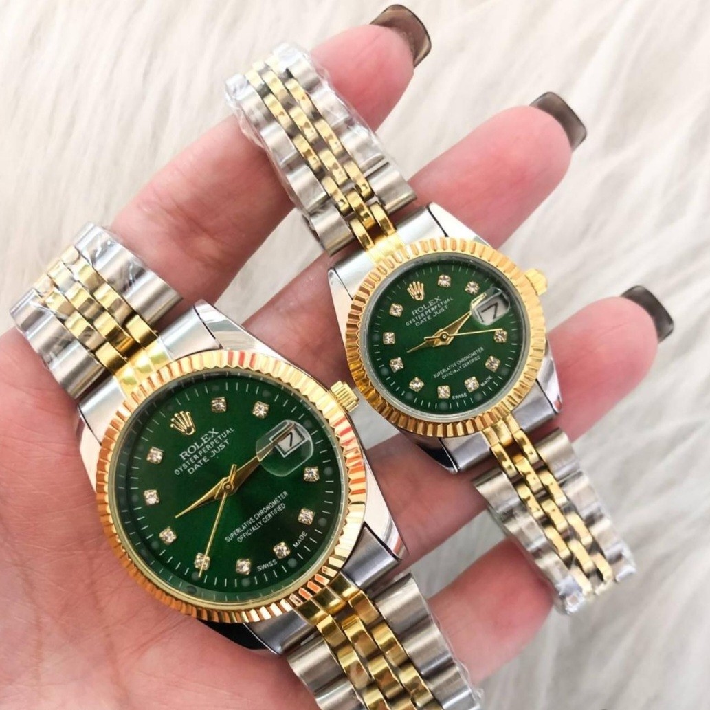 ساعت ست رولکس زنانه و مردانه Rolex صفحه سبز