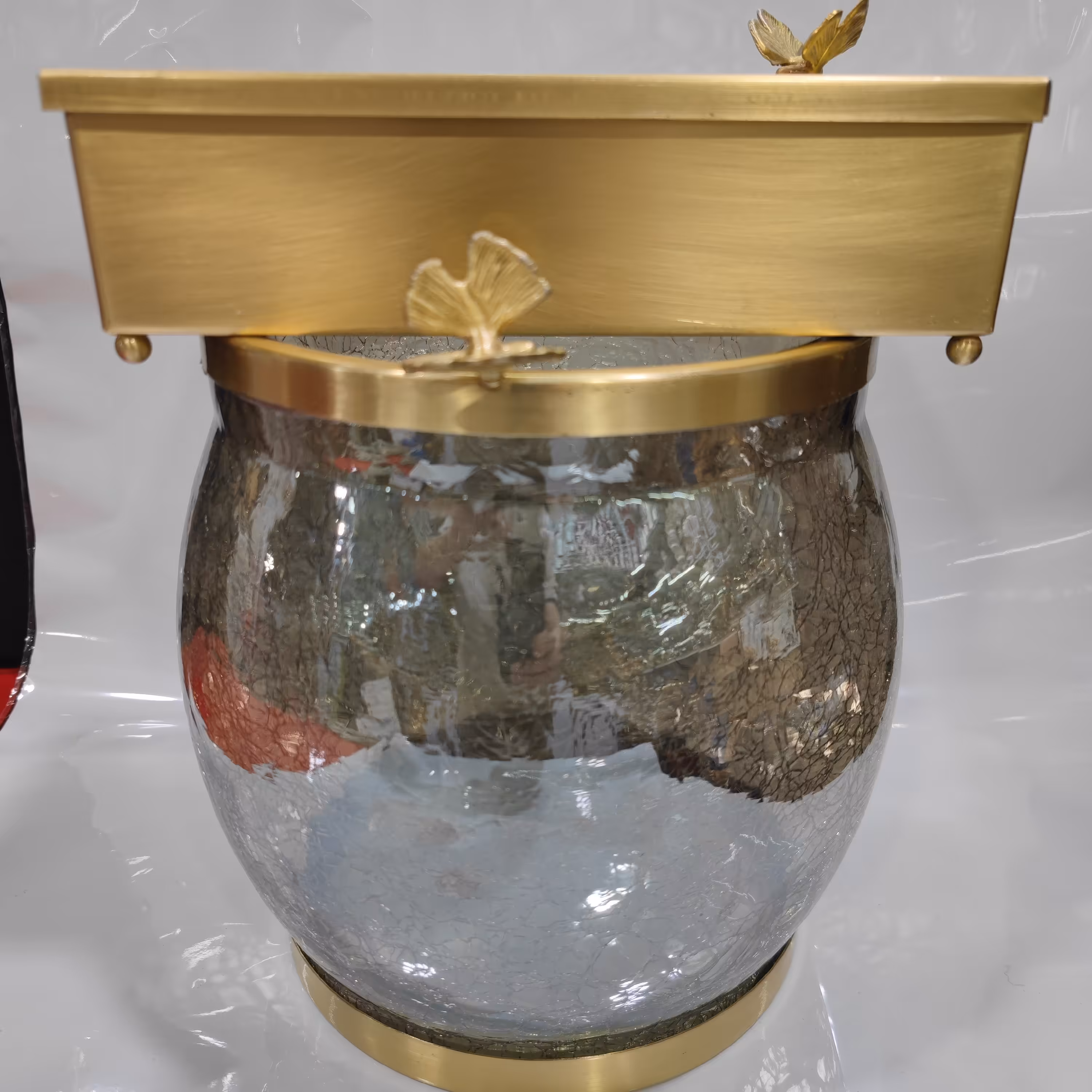 سطل وجادستمالی شیشه ترک 