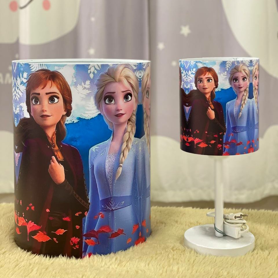 سطل لباس کودک بهمراه آباژور  ست اکسسوری چاپی هیواد گالری