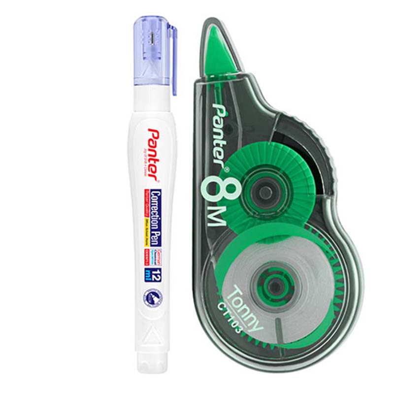 خرید لاک غلط گیر قلمی و غلط گیر نواری پنتر بسته 2 عددی