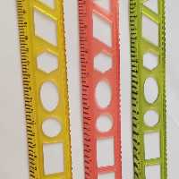 خطکش 3عددی ژله ای شابلون دار