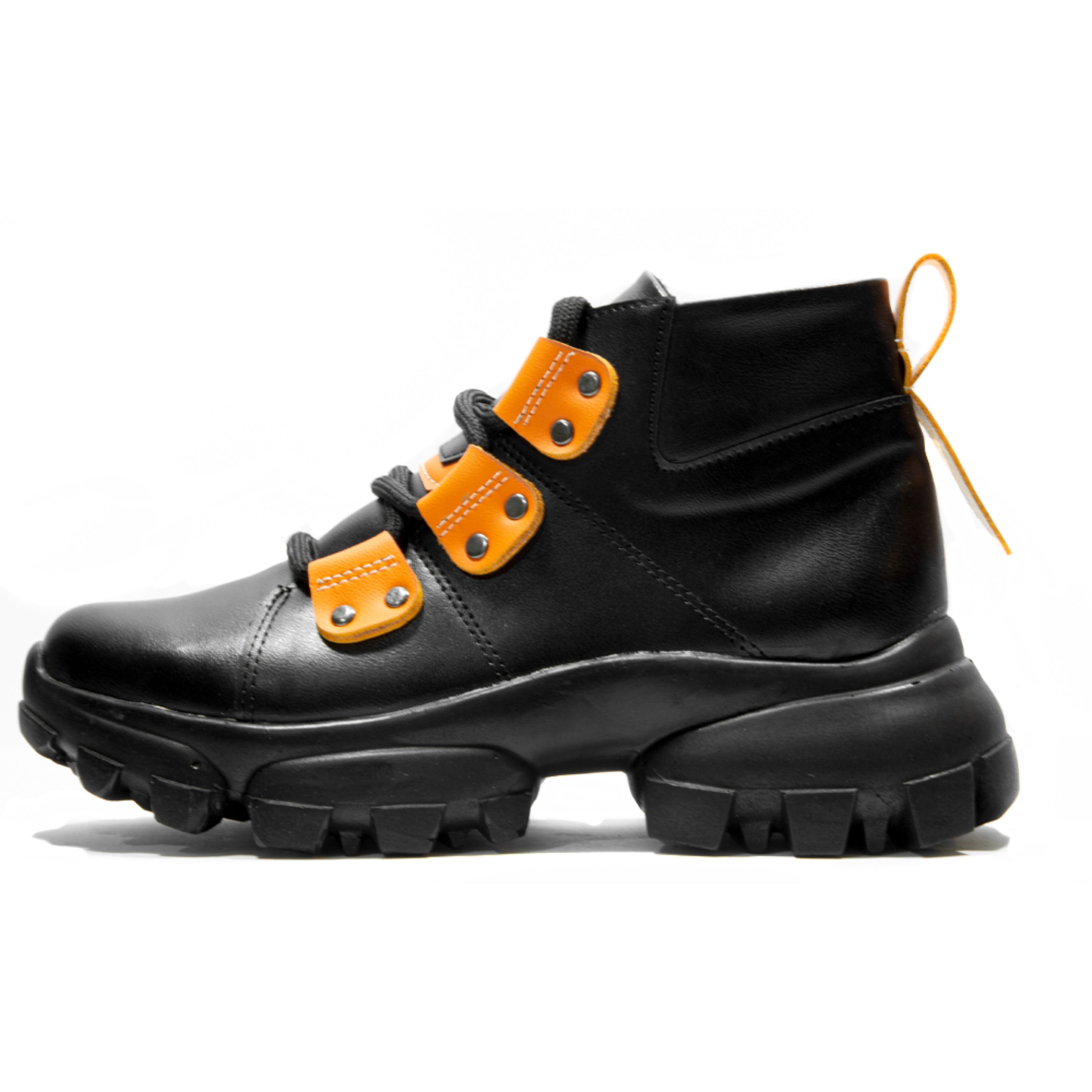 نیم بوت زنانه مدل فشن3 نارنجی