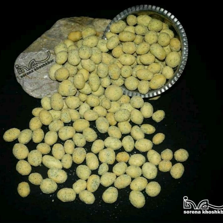 بادام زمینی روکشدار با طعم پیاز و جعفری در بسته بندی 950 گرمی