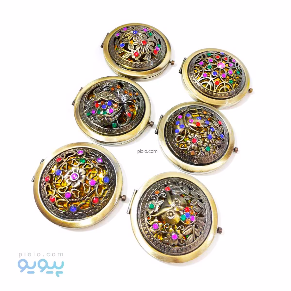 آینه گرد فلزی عمده و کارتنی