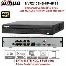 ضبط کننده ویدیویی تحت شبکه NVR داهوا مدل DH-NVR2108HS-8P-4KS2