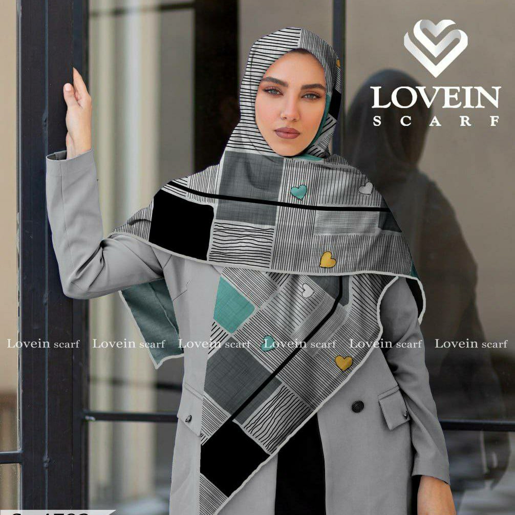 روسری نخی طرح قلب
