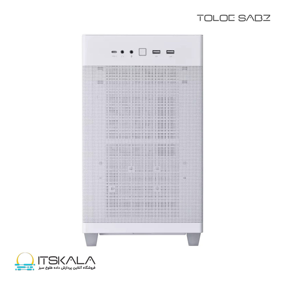 قیمت و خرید کیس ایسوس مدل Prime AP201 MicroATX White | ITSKALA