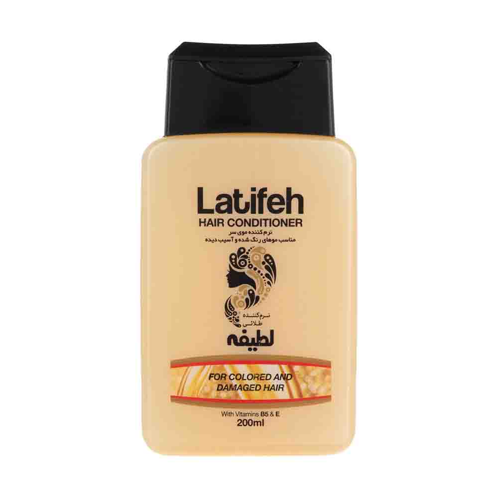 نرم کننده مو لطیفه Latifeh مدل GOLD حجم 200 میلی لیتر