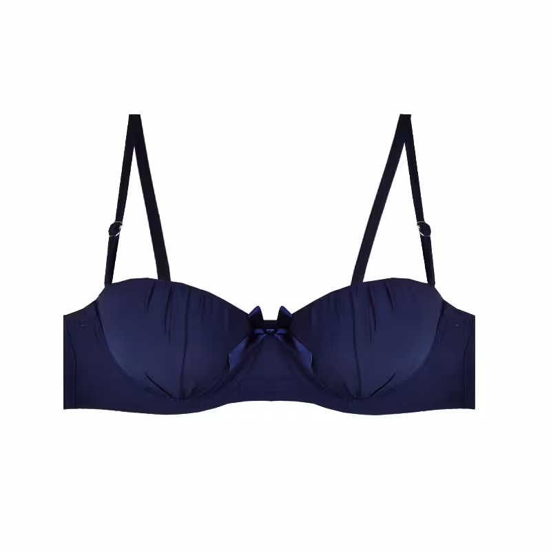 سوتین اسفنجی مدل دکلته جکدار دارای فنر کد 160104