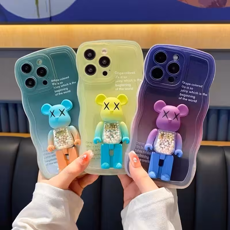 گارد تدی طرح رنگین کمان مناسب گوشی A12