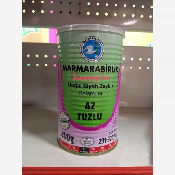 زیتون سیاه چروک کم نمک مارمارا 800 گرم خالص ترکیه | amazonchi