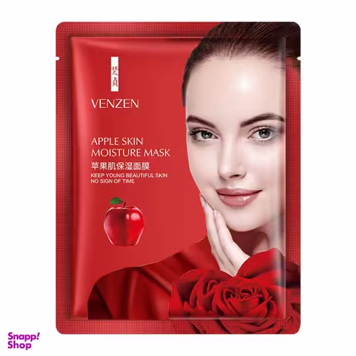 ماسک صورت ونزن (Venzen) مدل Apple Skin وزن 25 گرم