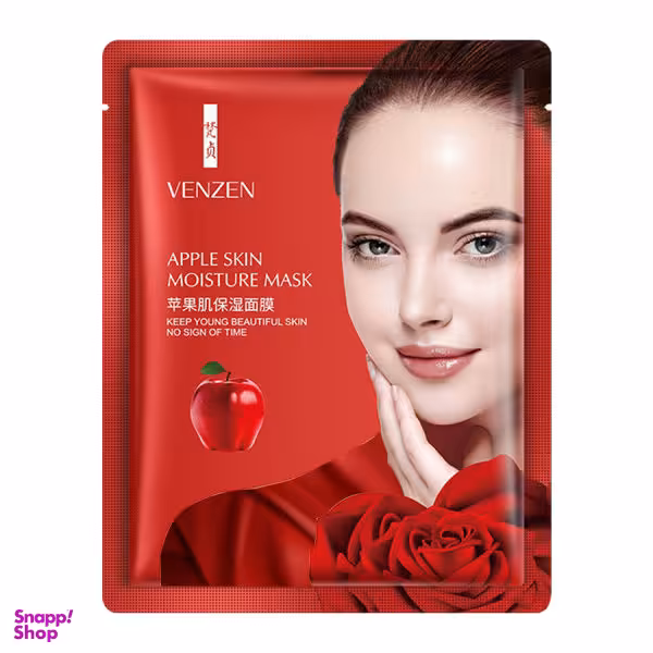 ماسک صورت ونزن (Venzen) مدل Apple Skin وزن 25 گرم