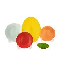 سرویس غذا خوری 25 پارچه آذین اوپال کد 139