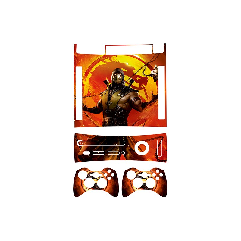 اسکین(برچسب)Xbox 360 آرکید -طرح mortal kombat-مدل آرکید-کدs2-سفارشی