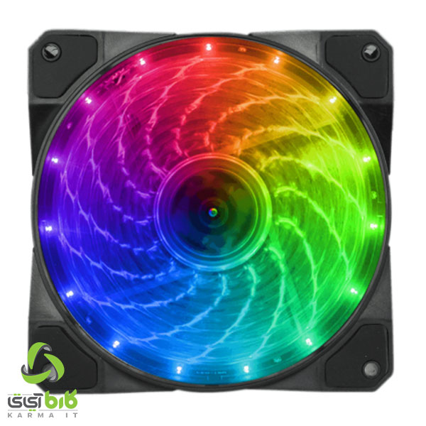 فن کیس گیم مکس مدل FN-12Rainbow-M - فروشگاه کارما آیتی