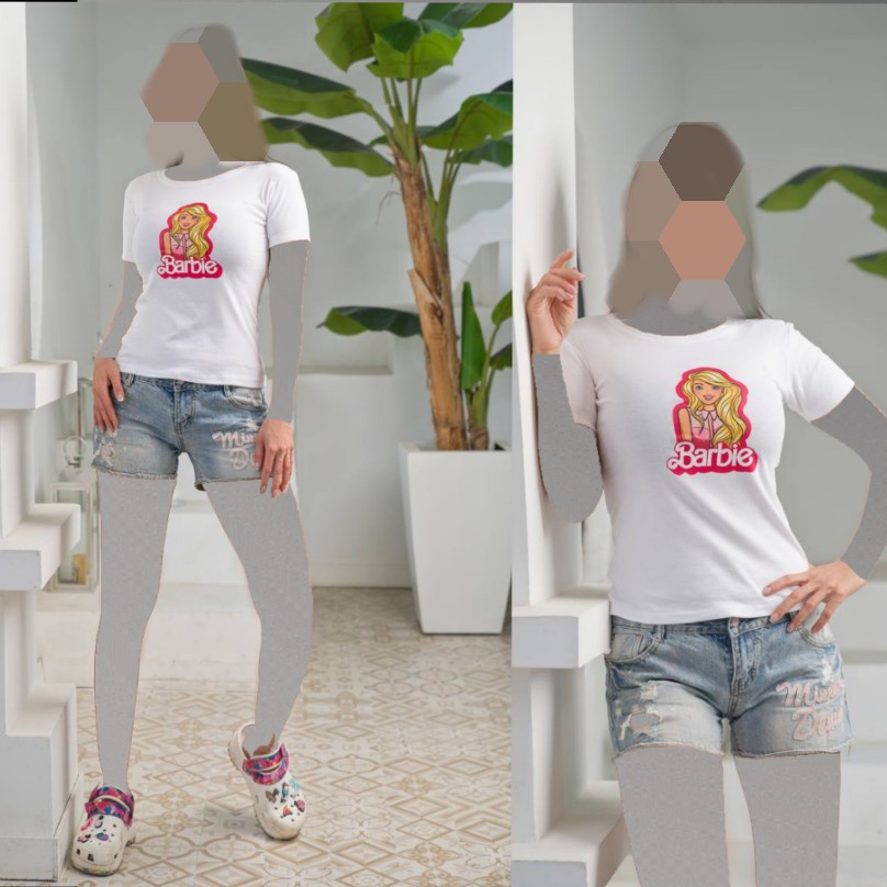 کراپ باربی پنبه
