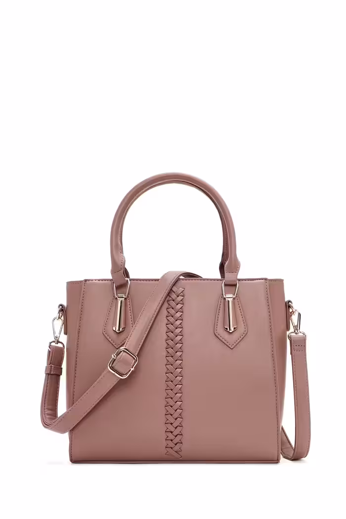 کیف شانه ای صورتی زنانه پودر کیسه بازوی بلند Derimod