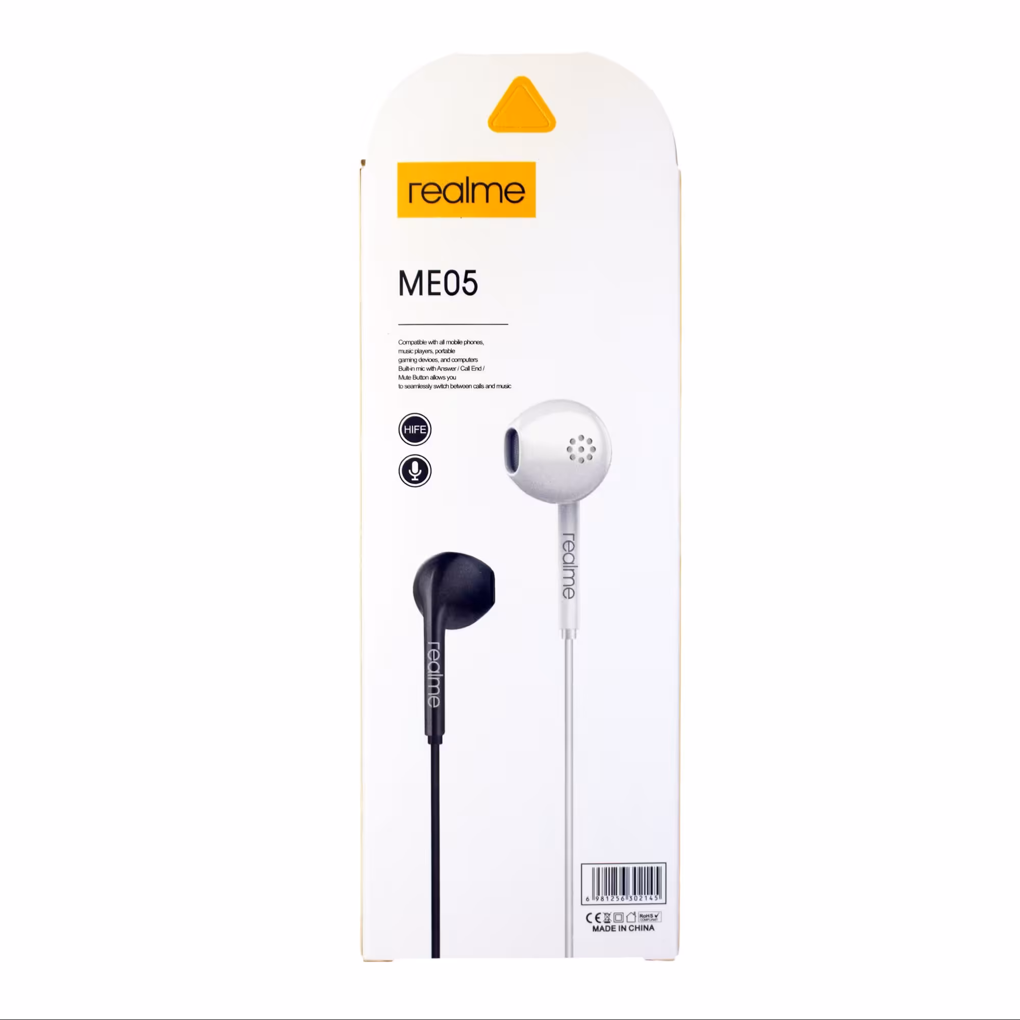 هندزفری سیم دار realme me05