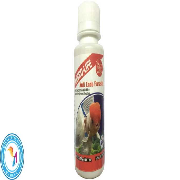 محلول آب آکواریوم میکرولایف مدل ضد انگل داخلی حجم 100 میلی لیتر - آکواریوم ماهور