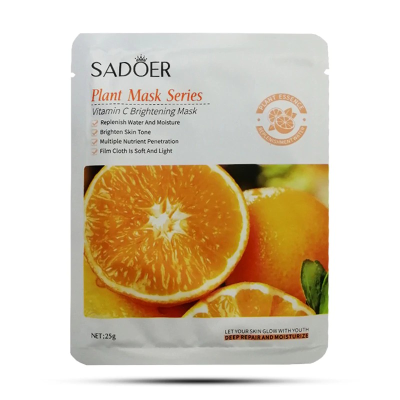ماسک ورقه ای پرتقال سادور آبرسان و روشن کننده پوست 25 گرم