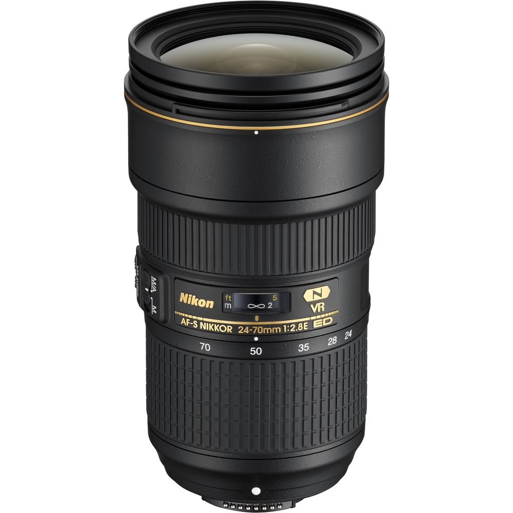 لنز نیکون Nikon AF-S NIKKOR 24-70mm f/2.8E ED VR Lens ( کارکرده )
