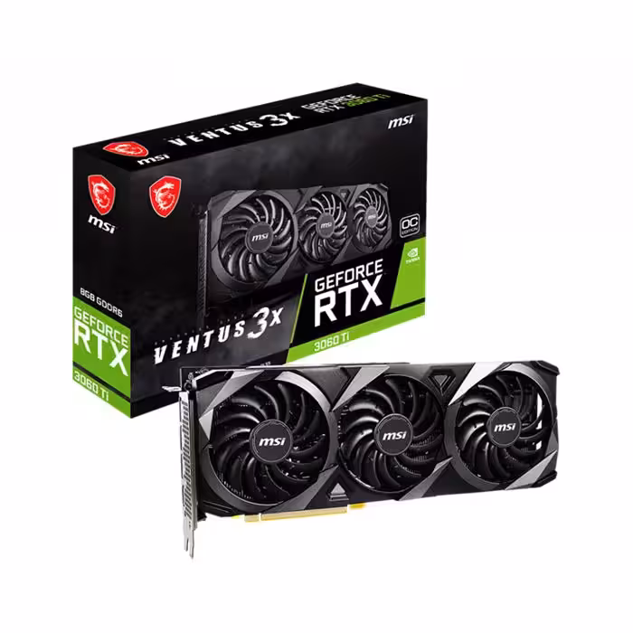 کارت گرافیک ام اس آی GeForce RTX 3060 Ti VENTUS 3X 8G OC LHR