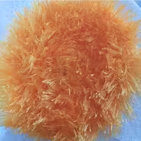 اسکاج رنگ نارنجی درجه یک طول قطر 13 سانتی متر 5 گرم بسیار زیبا و خوش دست