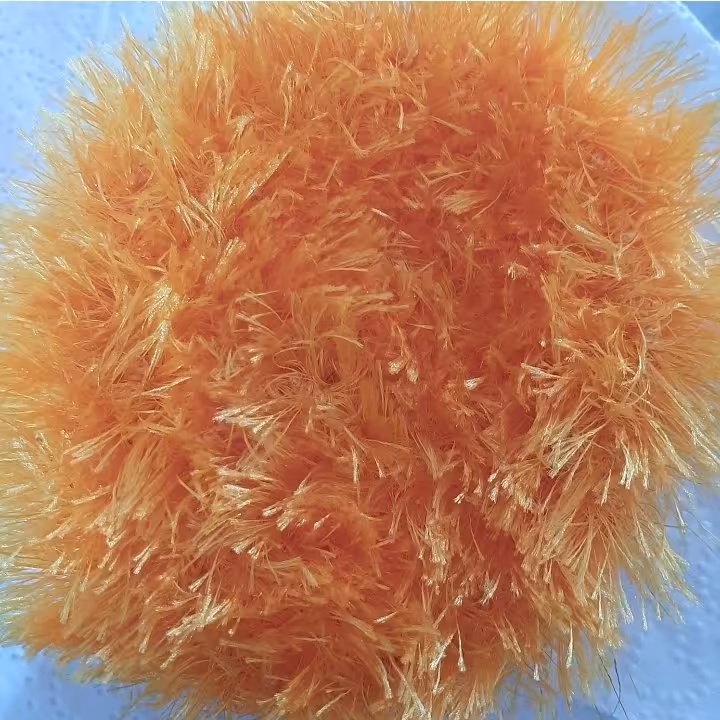 اسکاج رنگ نارنجی درجه یک طول قطر 13 سانتی متر 5 گرم بسیار زیبا و خوش دست