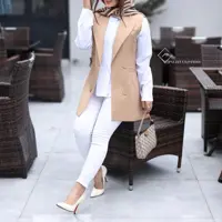 دو تیکه شومیز زنانه به همراه وست مازراتی سایز 36 تا 60