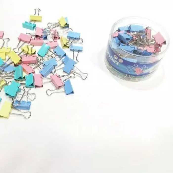 گیره کاغذ دوبل رنگی