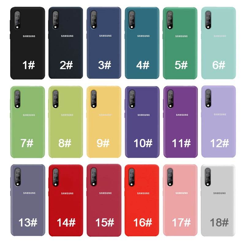 قاب سیلیکونی A21s اصل (ویتنام) - کد 16 قرمز