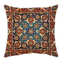 کاور کوسن کراس‌ماه طرح فرشینه سایز 30 در 30 سانتی کد C2152